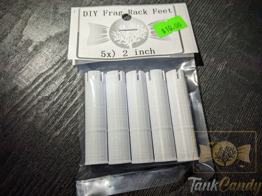 2" DIY Frag Rack Legs (White)